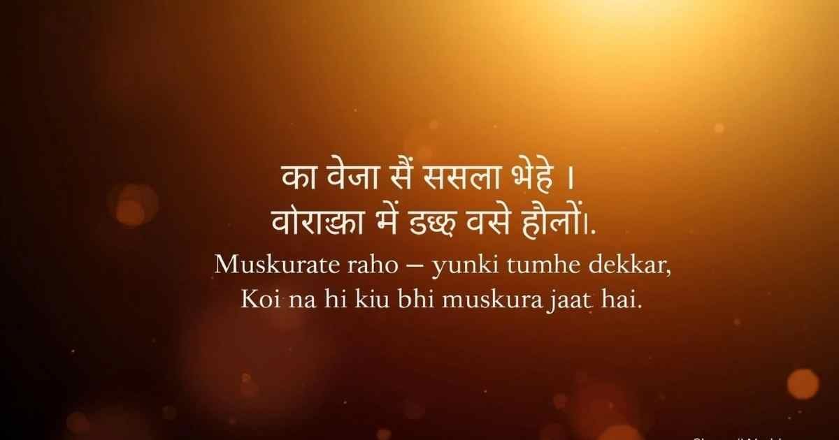 मुस्कान शायरी हिंदी 2026 – मुस्कुराते रहो शायरी – Smile Shayari in Hindi