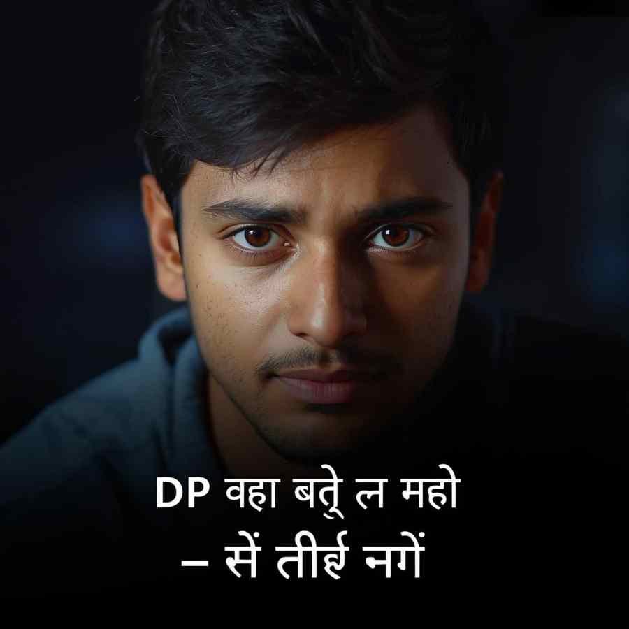 mood off dp shayari hindi – udaas chehre wali DP shayari WhatsApp Instagram ke liye 2026