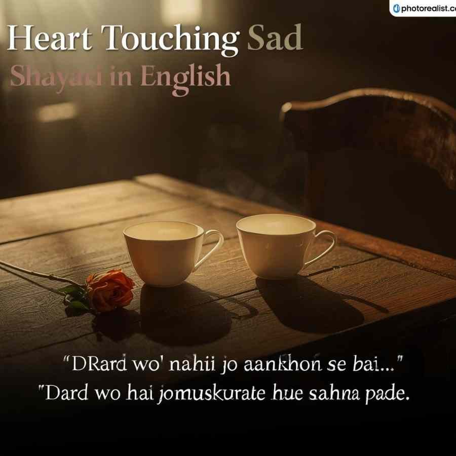 Heart Touching Sad Shayari in English – Emotional Lines for Instagram Captions