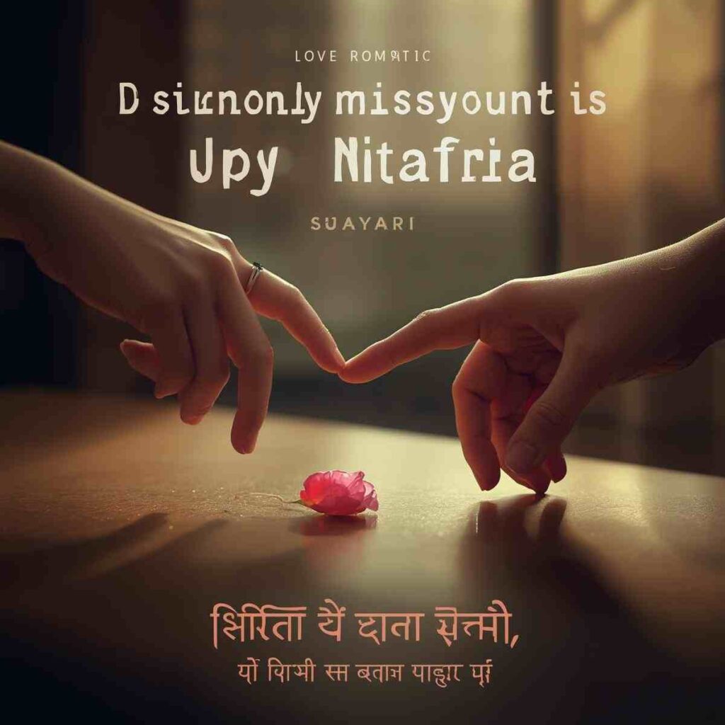love-romantic-miss-you-shayari-hindi.webp love romantic miss you shayari hindi — two Indian hands reaching across distance cafe — प्यार भरी याद शायरी 2026